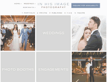 Tablet Screenshot of inhisimagephotography.com
